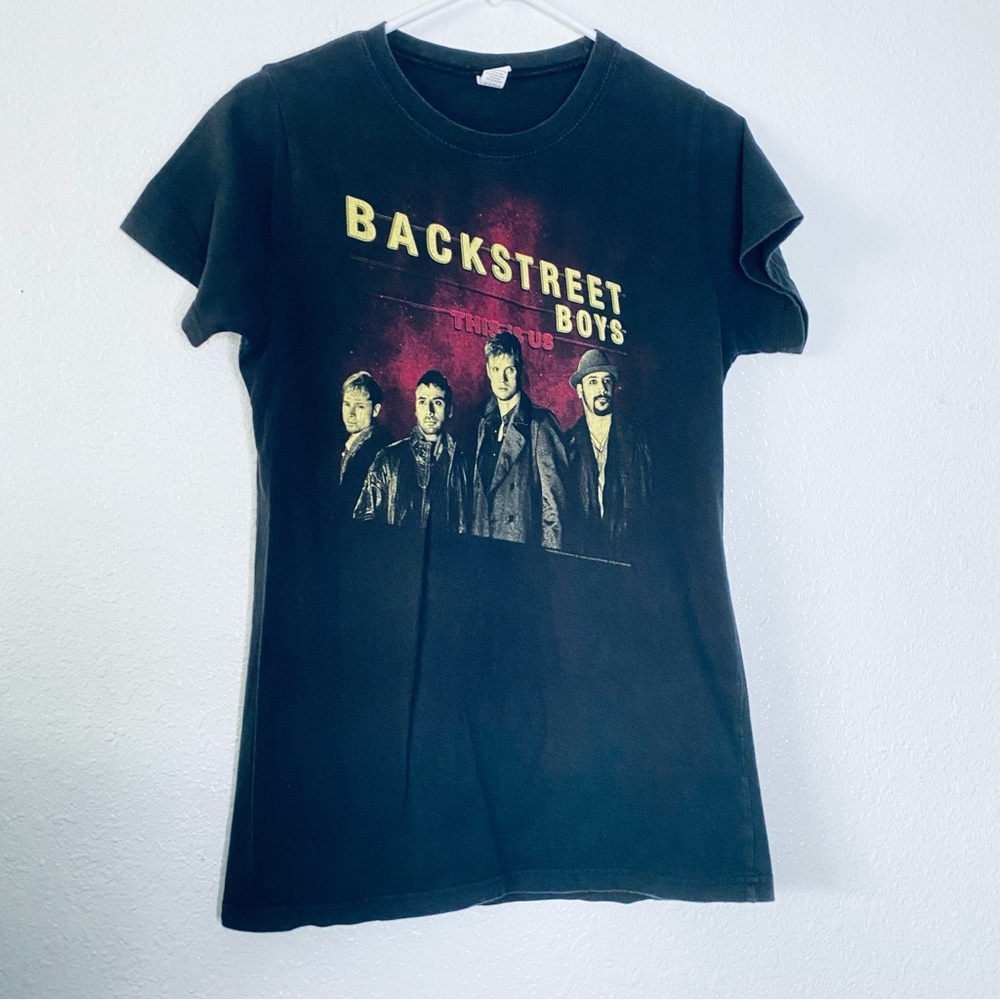 🍓 Backstreet Boys TulTex Girly (Girls) This Is Us Graphic Tee XL